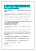 ATLS ADVANCED TRAUMA LIFE SUPPORT &lpar;ATLS&rpar;&NewLine;Question and Answer &lbrack;2026&rsqb; &vert; UPDATED ACTUAL&NewLine;Exam &vert; Detailed Solutions