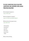 PN 3003 VARIATIONS 2026 EXAM PREP&NewLine;QUESTIONS AND ANSWERS VIEW AHEAD&NewLine;PRACTICE SOLUTION&NewLine;