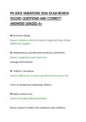 PN 3003 VARIATIONS 2026 EXAM REVIEW&NewLine;SOLVED QUESTIONS AND CORRECT&NewLine;ANSWERS GRADED A&plus;