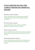 PN 3003 VARIATIONS 2026 FINAL PAPER&NewLine;COMPLETE QUESTIONS AND ANSWERS FULL&NewLine;SOLUTION&NewLine;