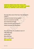 DANB RHS NEWEST EXAM STUDY GUIDE &vert; WITH &NewLine;COMPLETE QUESTIONS WITH 100&percnt; CORRECT ANSWERS &NewLine;&vert;GRADED A&plus;&sol;&sol; VERIFIED &vert; LATEST UPDATE 2026