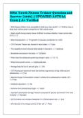 ISSA Youth Fitness Trainer Question and&NewLine;Answer &lbrack;2026&rsqb; &vert; UPDATED ACTUAL&NewLine;Exam &vert; A&plus; Verified