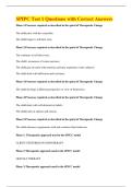 SPIPC Test 1 Questions with Correct Answers