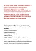 ATI MEDICAL-SURGICAL NURSING COMPREHENSIVE EXAMINATION&colon; A COMPLETE 200-QUESTION PRACTICE TEST BANK COVERING CARDIOVASCULAR&comma; RESPIRATORY&comma; NEUROLOGICAL&comma; GASTROINTESTINAL&comma; ENDOCRINE&comma; RENAL&comma; MUSCULOSKELETAL&comma; AND MULTISYSTEM DISORDERS WITH DETAILED RATIONALES&comma;