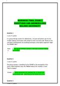 NURS 6650 Final Exam Specific to Actual Exam &mdash; 2026 &lpar;Walden University&rpar;