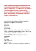 CHEM 210 Biochemistry &lpar;Portage Learning&rpar; Modules 1&ndash;8 & Final Exam Mastery Guide&colon; 200 Verified Practice Questions with Detailed Rationales &ndash; Covers Macromolecular Definitions&comma; Functional Group Identification&comma; Organelle Functions &lpar;Peroxisomes & Lysosomes&rpar;&comma; 