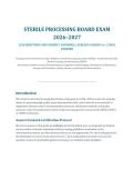 Sterile Processing Board Exam &lpar;2026&sol;2027&rpar; &ndash; HSPA&sol;CBSPD Comprehensive Sterile Processing Certification Practice Review &vert; 150 Practice Questions with Correct Answers