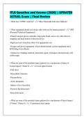 ITLS Question and Answer &lbrack;2026&rsqb; &vert; UPDATED&NewLine;ACTUAL Exam &vert; Final Review