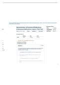 BSN 266 ADMINISTRATION OF PARENTERAL MEDICATIONS&colon; INTRAVENOUS MEDICATIONS&colon; LESSON 1 POST-TEST &vert; QUESTIONS AND ANSWERS &vert; 2026 UPDATE &vert; 100&percnt; CORRECT&period;