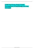 C180 Final Exam Study Guide&colon; Foundations of Psychology and Key Concepts