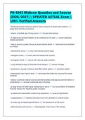 PN 4003 Midterm Question and Answer&NewLine;&lbrack;2026&sol;2027&rsqb; &vert; UPDATED ACTUAL Exam &vert;&NewLine;100&percnt; Verified Answers