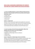 MDC III EXAM 1 &lpar;RASMUSSEN&rpar; COMPREHENSIVE TEST COMPLETE QUESTIONS WITH VERIFIED ANSWERS AND DETAILED RATIONALES