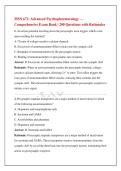 MSN 671&colon; Advanced Psychopharmacology &mdash; Comprehensive Exam Bank &vert; 200 Questions with Rationales