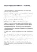 Galen NSG 3160 Exam 1-4 &vert; Health Assessment Questions and Explained Answers &lpar;2026&sol;2027&rpar;All Bundled Here&excl;&excl;&excl;
