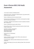 Exam 4 Review NSG 3160 Health Assessment Questions with Answer Rationales &lpar;2026&sol;2027&rpar;