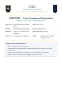 CGSC X100 Force Management & Integration Exam &lpar;Latest 2026&sol;2027 Update&rpar; &vert; Q&A with Verified Answers and Detailed Rationales &vert; Force Readiness&comma; DOTMLPF-P&comma; JCIDs&comma; Army Budget&comma; Total Army Analysis &vert; A&plus; Graded