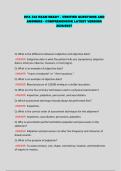 HPA 332 EXAM READY - VERIFIED QUESTIONS AND ANSWERS - COMPREHENSIVE LATEST VERSION 2026&sol;2027&NewLine;&NewLine;