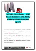 HAZWOPER 40 EXAM COMPLETE PACKAGE DEAL
