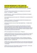 AVIATION METEOROLOGY LATEST EXAM TEST 2026&period;pdf