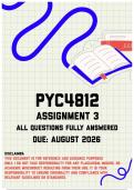 PYC4812 Assignment 3 Memo &vert; Due August 2026