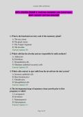 NTR 454&sol;554 EXAM 2 VERIFIED ANSWERS AND QUESTIONS - MOST RECENT EDITION 2026&sol;2027