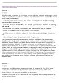 BSN 266 MAINTENANCE OF IV THERAPY EXAM &lpar;REMOTELY PROCTORED&rpar; &vert; QUESTIONS AND ANSWERS &vert; 2026 UPDATE &vert; WITH COMPLETE SOLUTIONS&period;