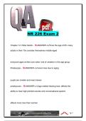 NR 226 Exam 2 &lpar;2026&rpar; &vert; Chamberlain University &vert; 350&plus; Exam Questions & Correct Answers &vert; Older Adults&comma; Sleep&comma; Grief&comma; IV Therapy&comma; Fluid & Electrolyte Balance