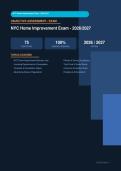  NYC Home Improvement Exam Actual 2026&sol;2027 &ndash; Complete Exam-Style Questions &vert; 100&percnt; Verified &ndash; Pass Guaranteed &ndash; A&plus; Graded 