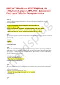 NRNP 6675 Final Exam&period; VERIFIED &lpar;Week 11&rpar;&NewLine;100&percnt; Correct Anṣwerṣ&period; MAY&period; QTR &ndash; &lpar;Guaranteed &NewLine;Paṣṣ&rpar; Lateṣt 2026&sol;2027 Complete Review