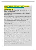 CCHT Test &vert; 2027&sol;2028 Updated Certified Clinical Hemodialysis Technician Exam Q&A Study Guide