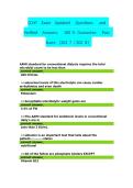 CCHT Exam Final &vert; 2027&sol;2028 Latest Update Certified Clinical Hemodialysis Technician Q&A Study Guide