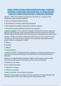 NAHQ CPHQ ACTUAL EXAM QUESTIONS WITH CORRECT ANSWERS &lpar;CERTIFIED PROFESSIONAL IN HEALTHCARE QUALITY&rpar; NAHQ EXAM REVIEW &lpar;VERIFIED ANSWERS&rpar;