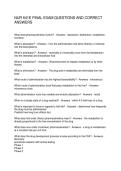 NUR 641E FINAL EXAM QUESTIONS AND CORRECT ANSWERS