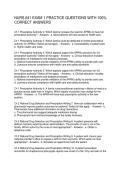 NURS 641 EXAM 1 PRACTICE QUESTIONS WITH 100- CORRECT ANSWERS