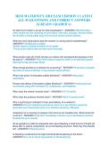 HESI Maternity OB Exam Version 1 Practice Questions with Verified Answers 2027&sol;2028