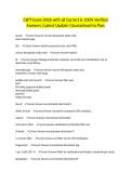 CSPT Exam 2026 with all Correct & 100&percnt; Verified Answers &vert;Latest Update &vert;Guaranteed to Pass