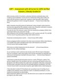 CSPT &ndash; Assessment with all Correct & 100&percnt; Verified Answers &vert;Already Graded A&plus;