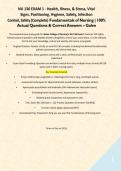 NU 136 EXAM 1 & 5&colon; Fundamentals of Nursing BUNDLE &vert; Actual Questions & Correct Answers &ndash; Galen
