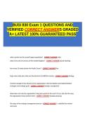 BUSI830 Exam 1 QUESTIONS AND VERIFIED CORRECT ANSWERS GRADED A&plus; -LATEST 2026-2027- 100- GUARANTEED PASS&period;docx&NewLine;&NewLine;