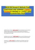 Business 344 Research Methods Final Exam QUESTIONS AND VERIFIED CORRECT ANSWERS GRADED A&plus; -LATEST 2026-2027- 100- GUARANTEED PASS&period;docx&NewLine;&NewLine;