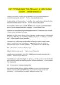CSPT 797 Study Set 2 With All Correct & 100&percnt; Verified Answers &vert;Already Graded A&plus;