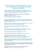 HESI Maternity OB Exam Version 1 Practice Questions with Verified Answers 2027&sol;2028