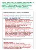 SkillCat EPA 608 PRACTICE QUESTIONS COMPLETE & &NewLine;ACCURATE EXAM APPROVED QUESTIONS AND &NewLine;CORRECT VERIFIED SOLUTIONS &lpar;100&percnt; CORRECT &NewLine;VERIFIED ANSWERS&rpar; CURRENTLY UPDATED &NewLine;VERSION 2026 EDITION &vert;GUARANTEED PASS