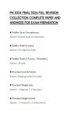 PN 3004 FINAL 2026 FULL REVISION&NewLine;COLLECTION COMPLETE PAPER AND&NewLine;ANSWERS FOR EXAM PREPARATION