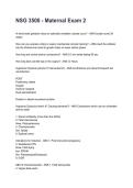 NSG 3500 - Maternal Exam 2 Questions and Explained Answers &lpar;2026&sol;2027&rpar;