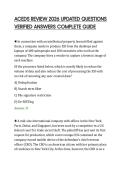 ACEDS REVIEW 2026 UPDATED QUESTIONS&NewLine;VERIFIED ANSWERS COMPLETE GUIDE