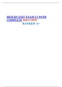 HESI RN Exit Exam V3 Practice Questions with Verified Answers 2027&sol;2028