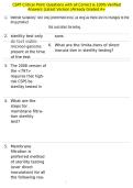 CSPT Critical Point Questions with all Correct & 100&percnt; Verified Answers &vert;Latest Version &vert;Already Graded A&plus;