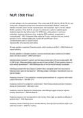 NUR 3500 Final Questions and Explained Answers &lpar;2026&sol;2027&rpar;