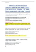 Smart Serve Practice Exam &NewLine;Intensive Study Guide&colon; Full-Length Practice Exams&comma; Detailed Test Bank&comma; and Comprehensive Review Manual &NewLine;